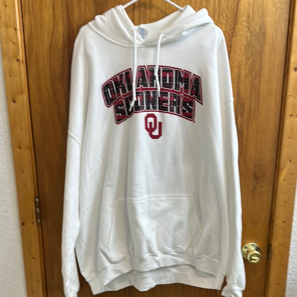 White Oklahoma Sooners Hoodie